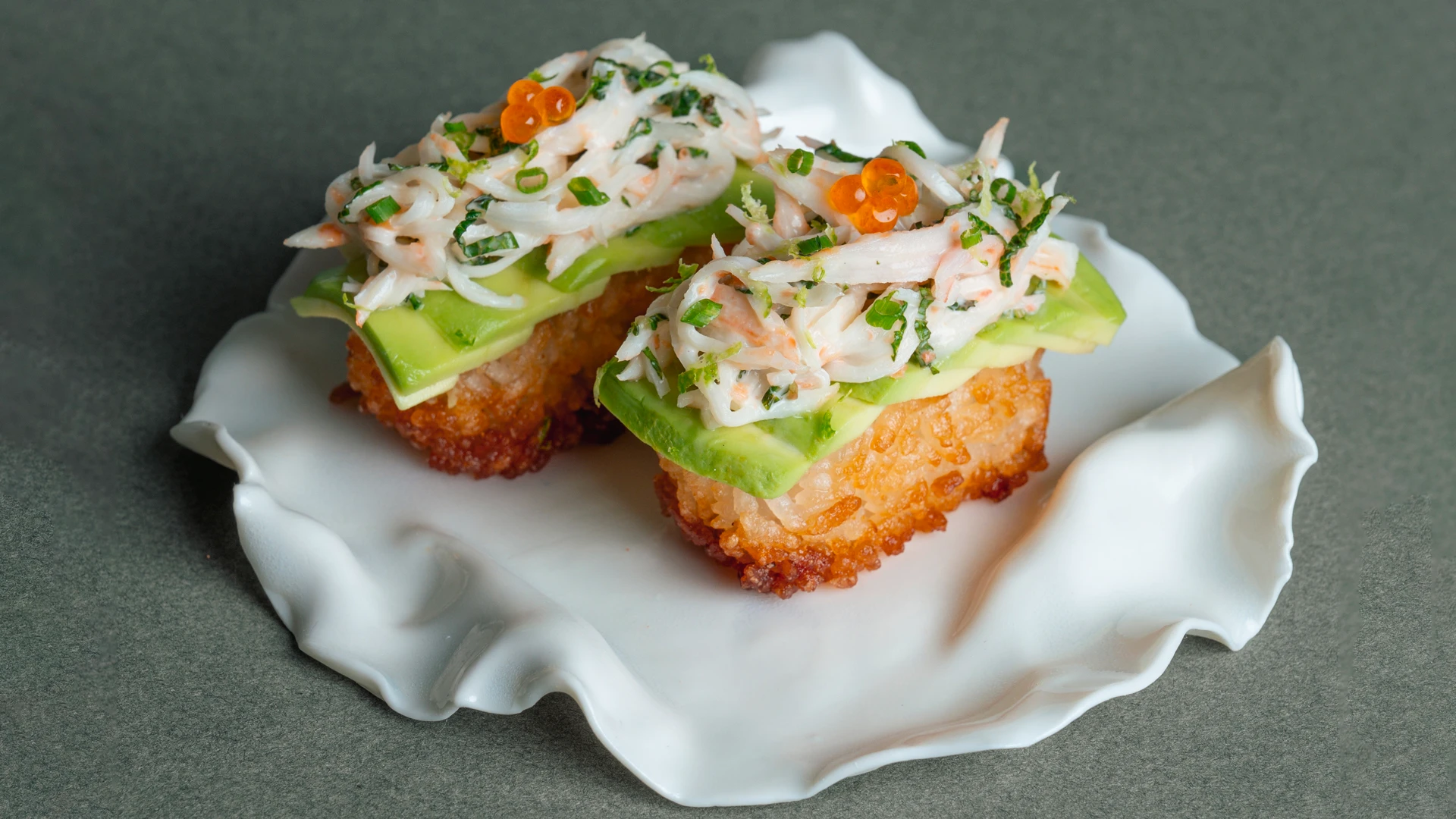 Crispy Sushi Snowcrab Avocat